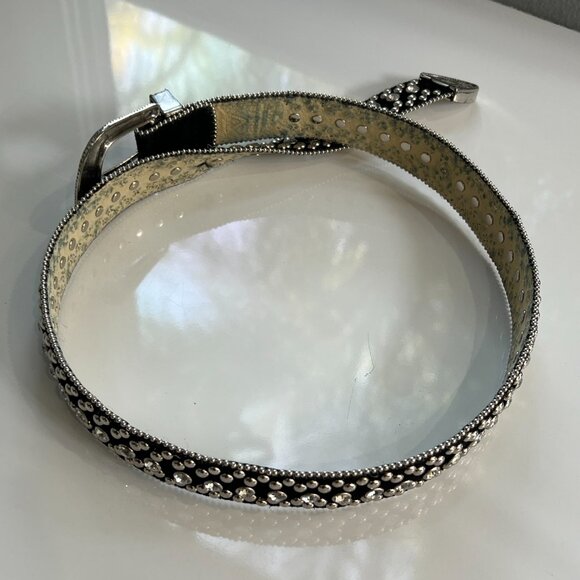 Womens Western Studded Belt - Picture 3 of 4